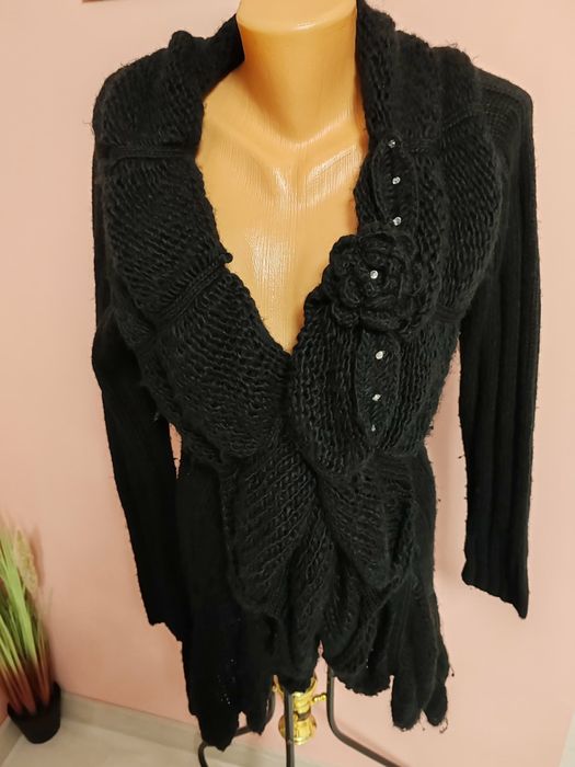 Pulover lung cardigan fashion
