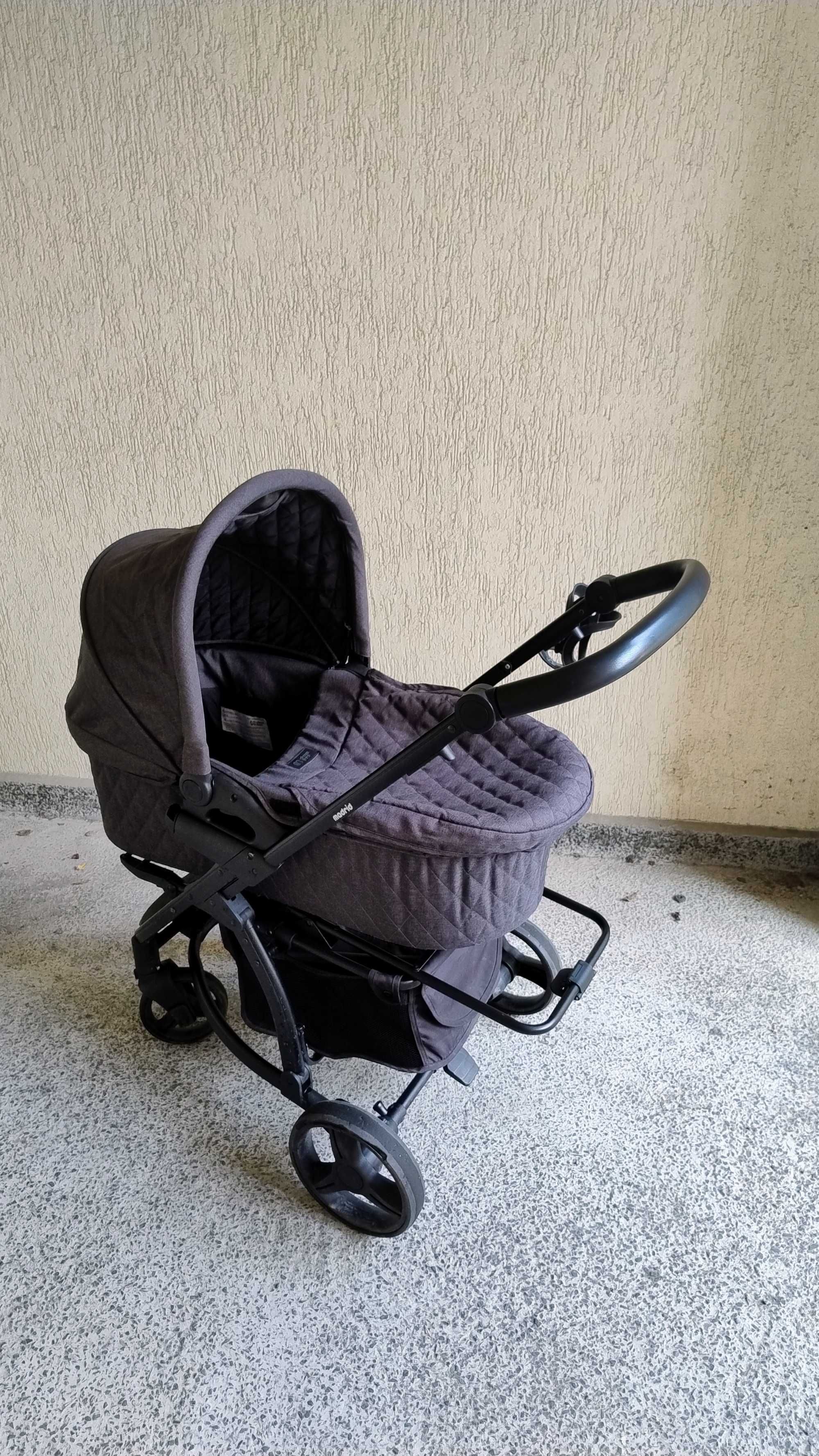 Детска количка KikkaBoo Madrid 3 в 1