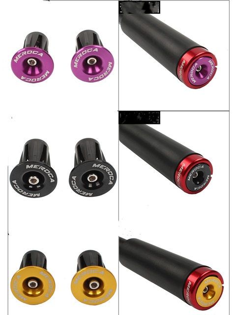 Dopuri aluminiu ghidon capete end bar bicicleta trotineta mtb cursiera