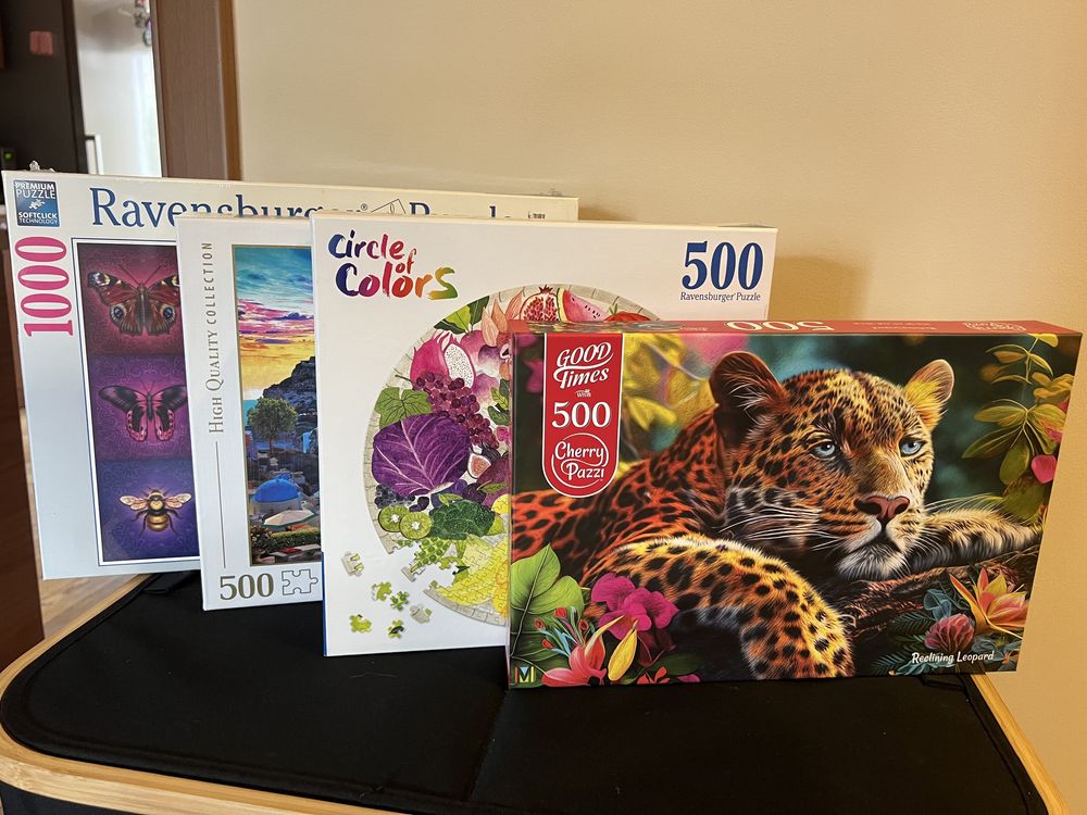 Пъзели 500 и 1000 части