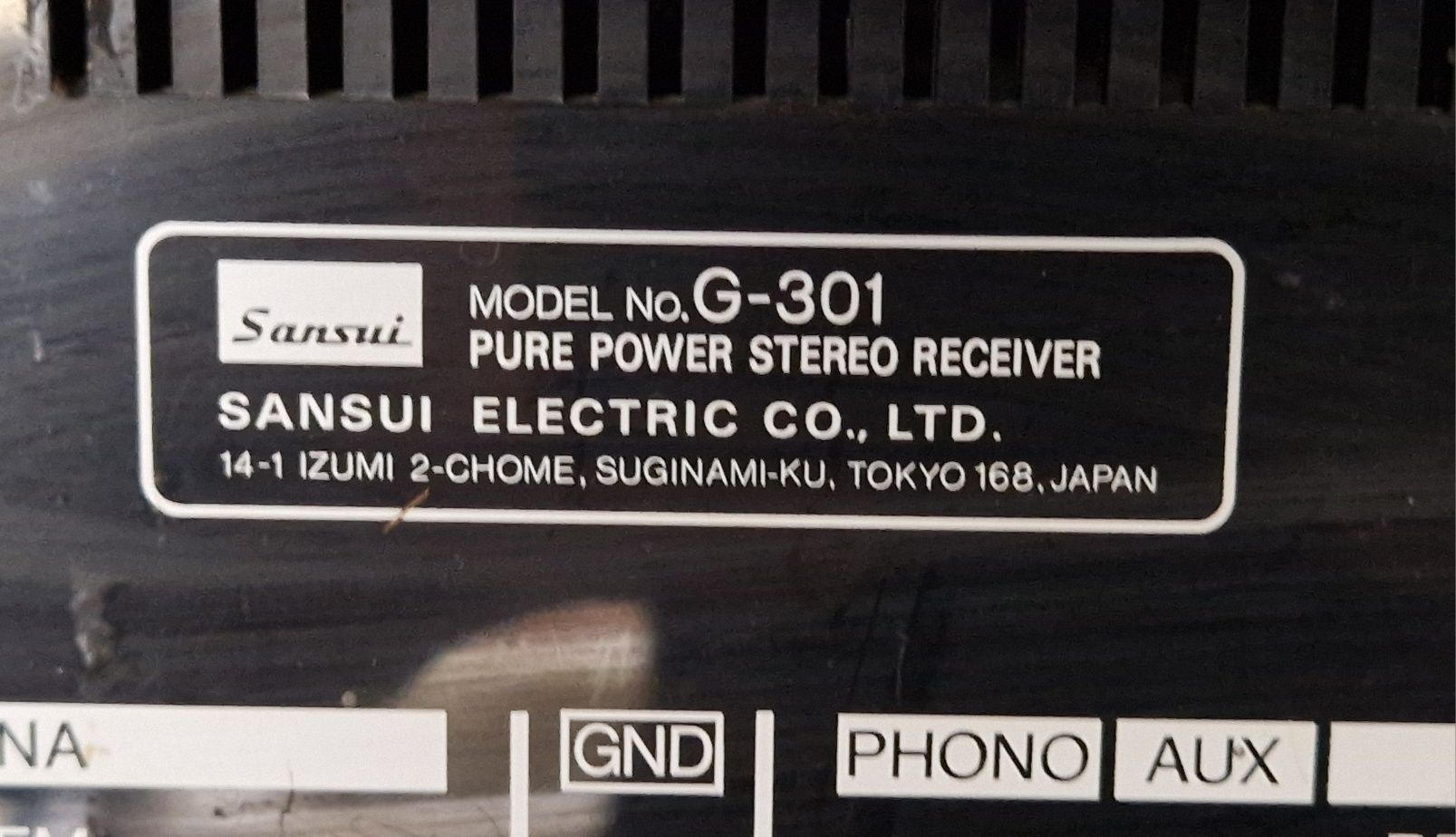 Ресийвър Sansui G-301/G-3000