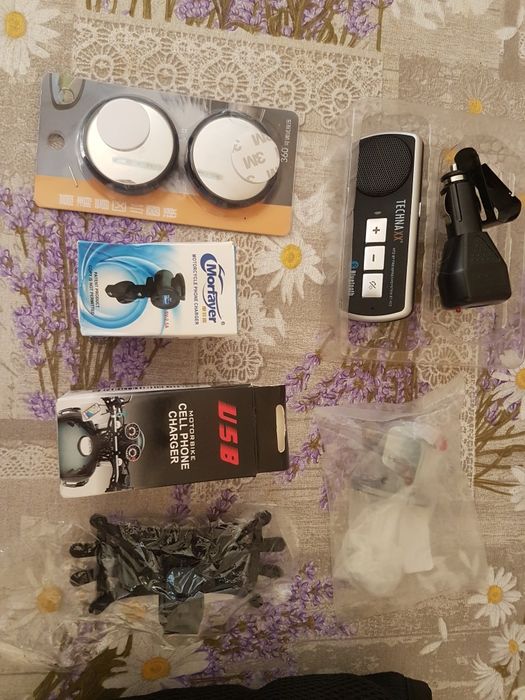 Bluetooth 12 v, priza Usb moto, suport telefon ghidon, etc