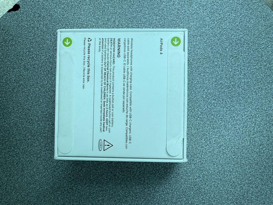 Air Pods 4 без шумоподавления , новые