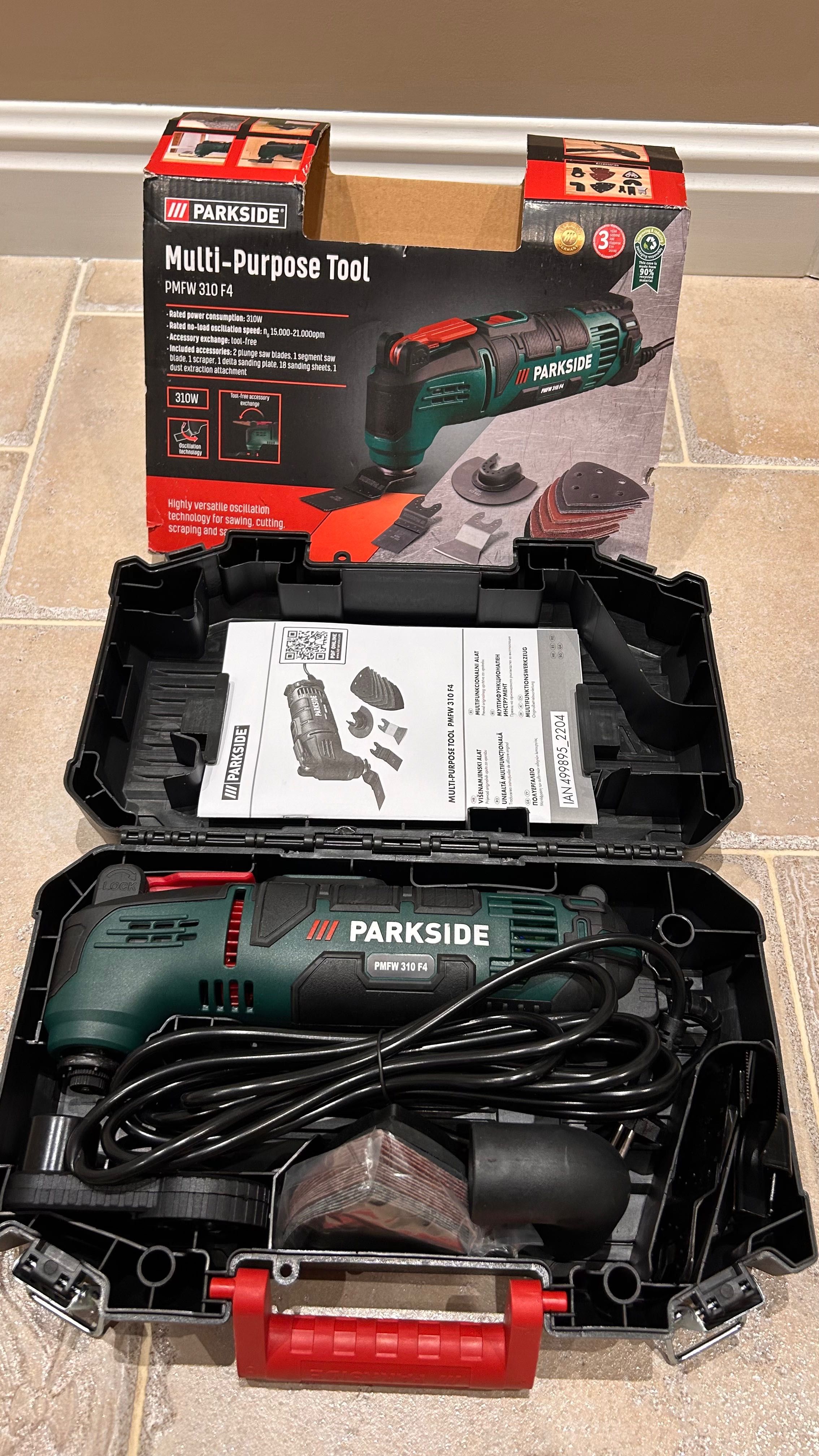 Parkside PMFW 310 F4 Multifunction Tool, мулти функционален инструмент