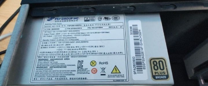 Sursa + placa de bază DDR3 + procesor i5 4460