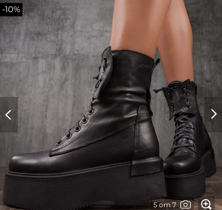 Дамски боти естествена кожа