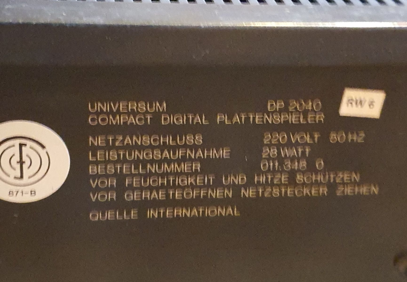 Player cu 2x TDA1540D (ceramic), anii '82, identic kyocera da910