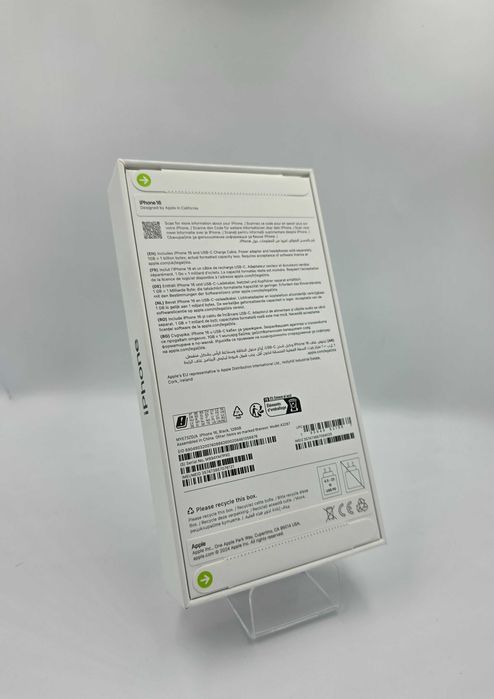iPhone 16 Negru, 100% Baterie, 128GB, Nou/Sigilat