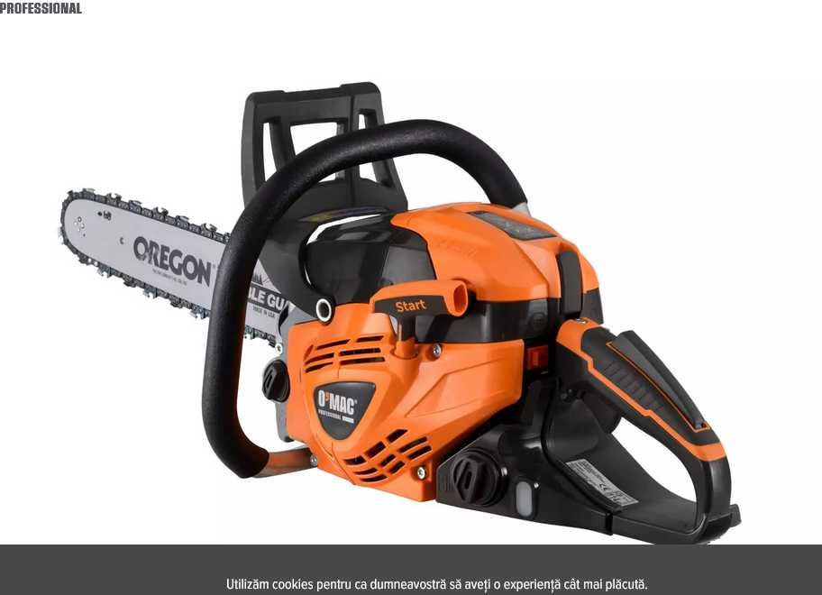 MOTOFERASTRAU O'MAC MF 4100 3.1 CP, 52 CC,2 timpi,18 Inch lungime șină