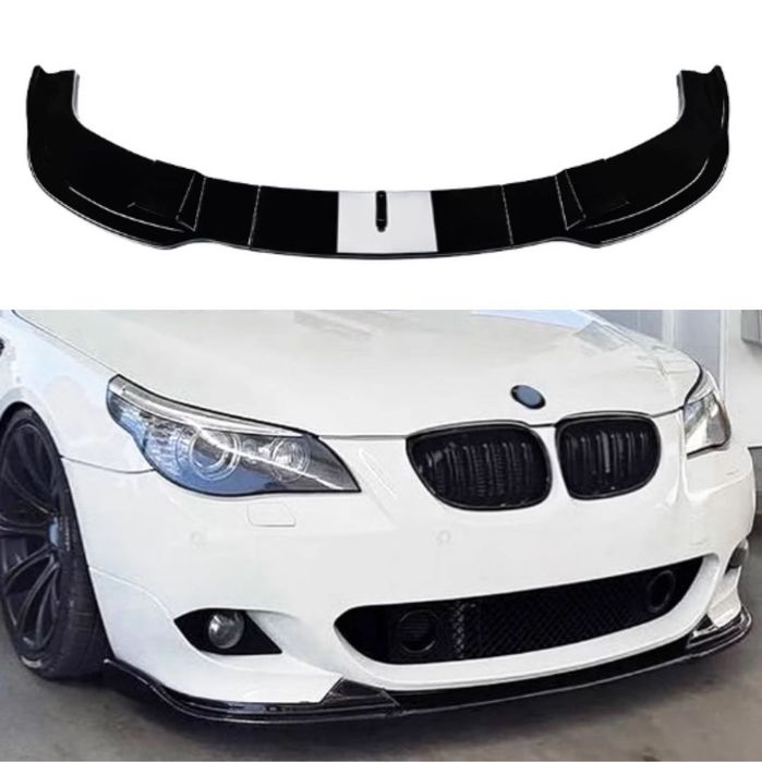 Lip bara fata M-Tech Hamann Bmw Seria 5 e60 e61(2003-2010) negru lucio
