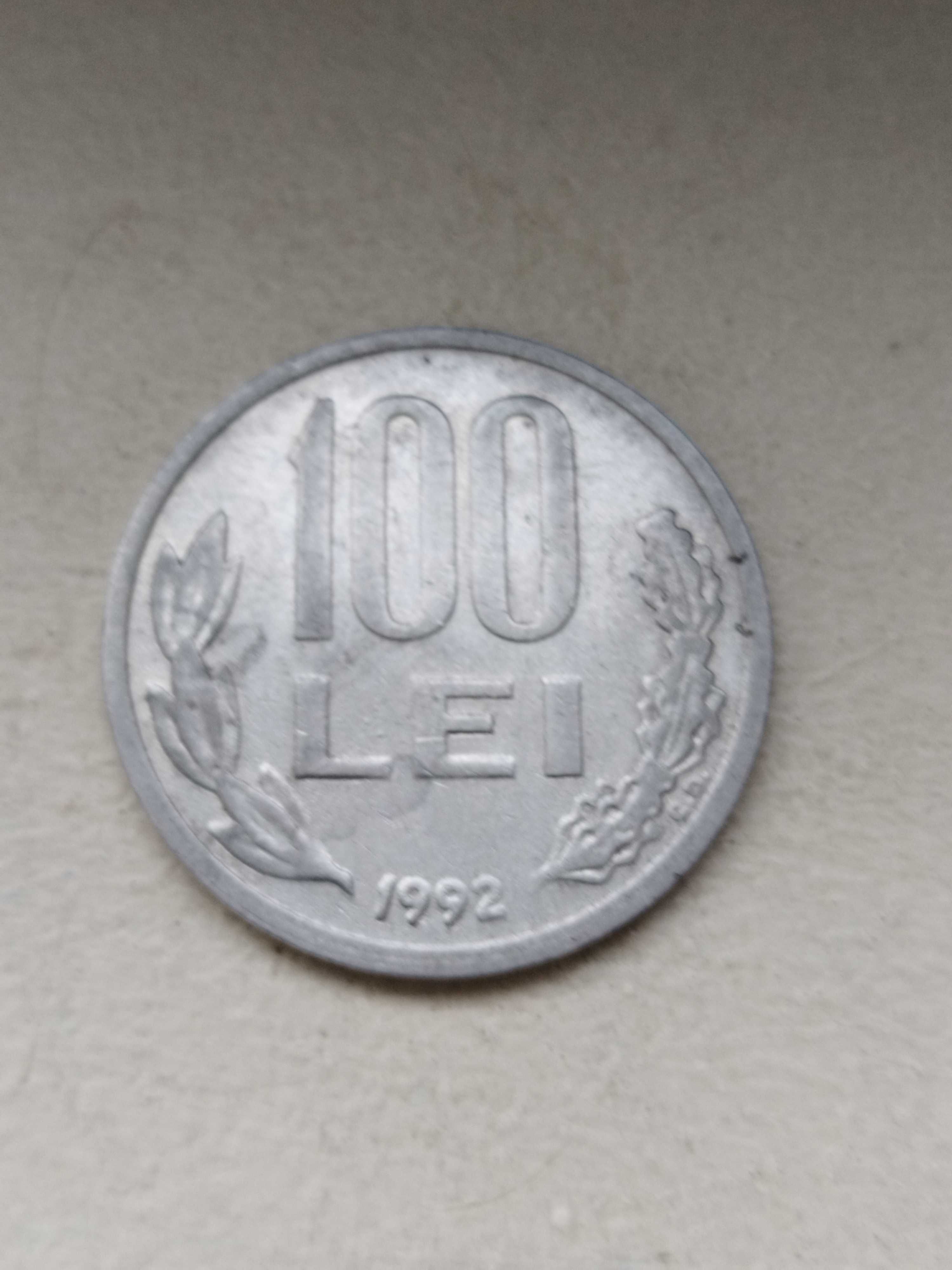 Moneda 100 lei din 1992