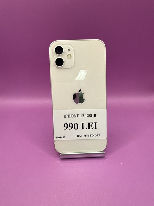 Iphone 12 128gb faceid defect baterie76•Matei Amanet Crangasi•