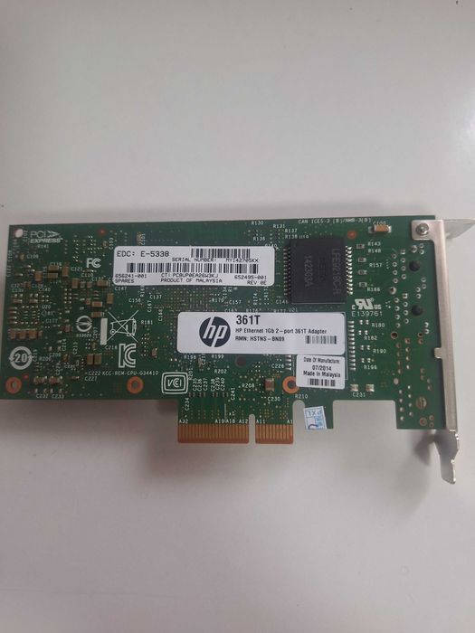 HP Ethernet 1Gb 2-port 361T Adapter