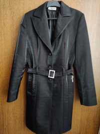 Palton mar.44 negru sidef /Rochie neagra/ Palton stofa mar. L