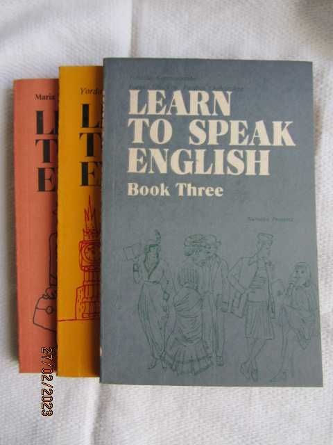 Книги - Learn to speak English - сет от 3 броя