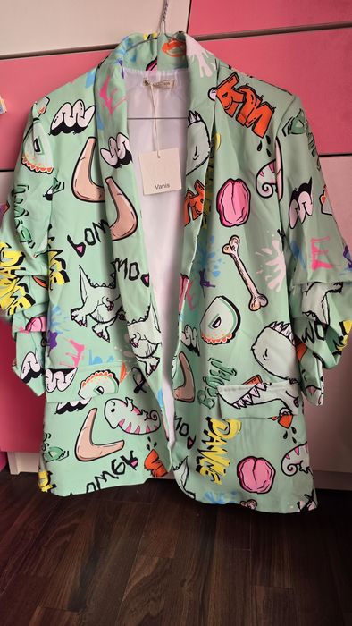 Sacou dama multicolor