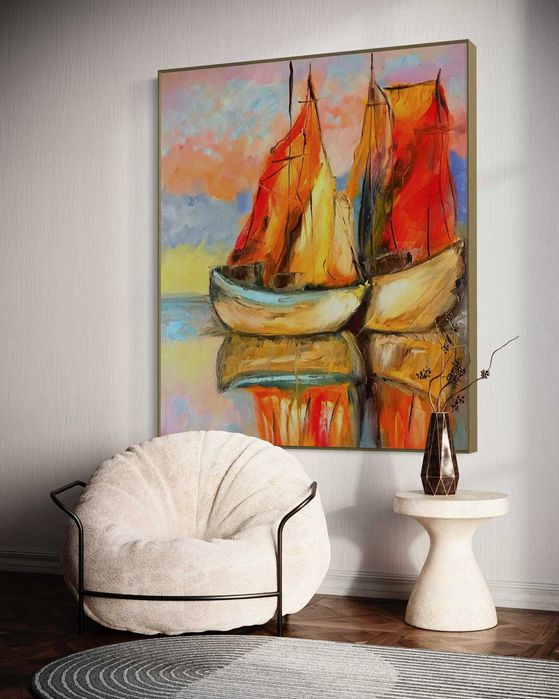 Большая авторская картина премиум живопись холст масло современная