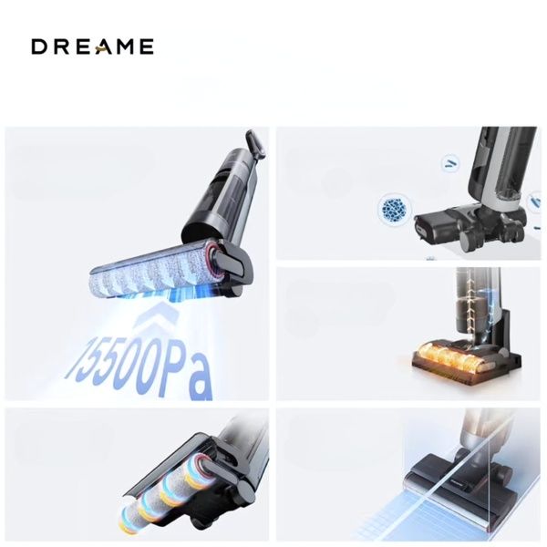 Вертикальный моющий пылесос Dreame H12Pro Plus C, цвет черный