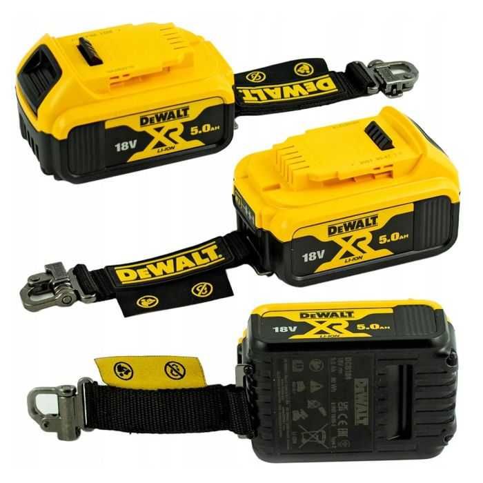 Батерия DeWALT Lanyard Ready DCB184LR-XJ, 18 V, 5.0 Ah