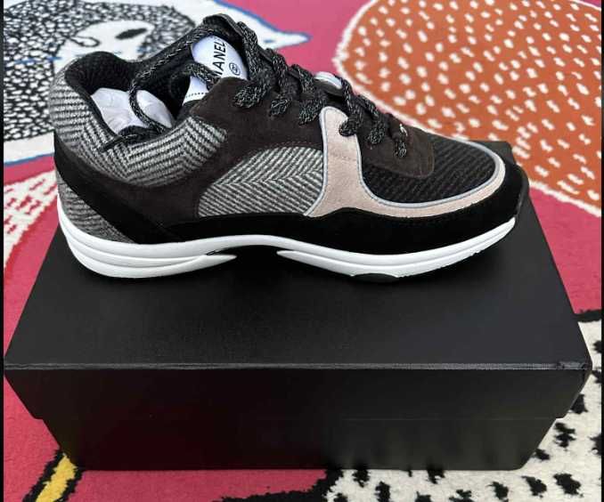 Chanel 2022 Interlocking CC Logo Athletic Sneakers