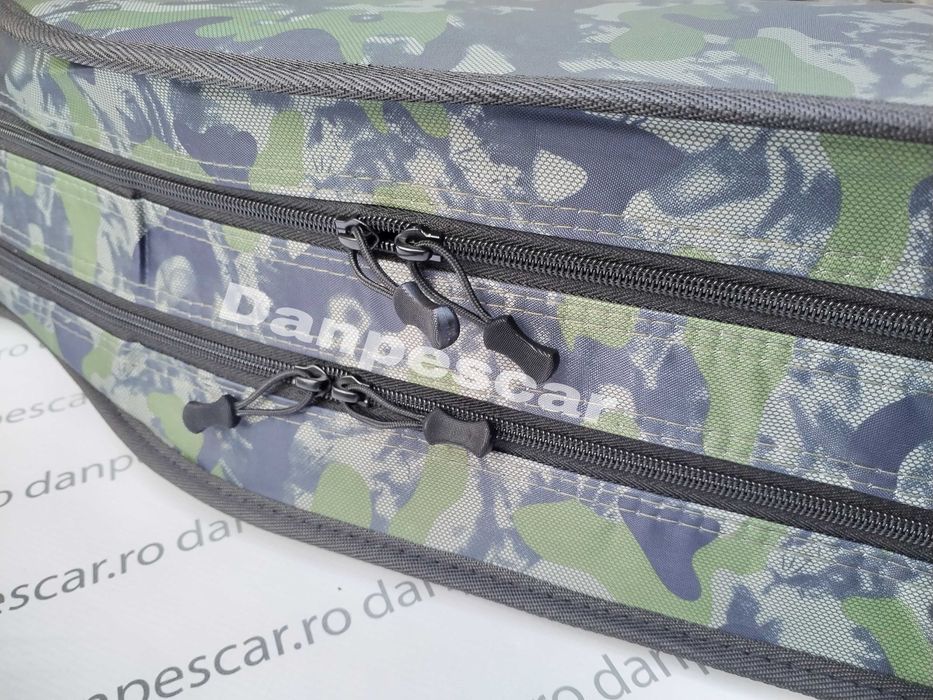 Geanta HUSA WB rigida pentru 3 lansete cu mulinete lungime 140cm