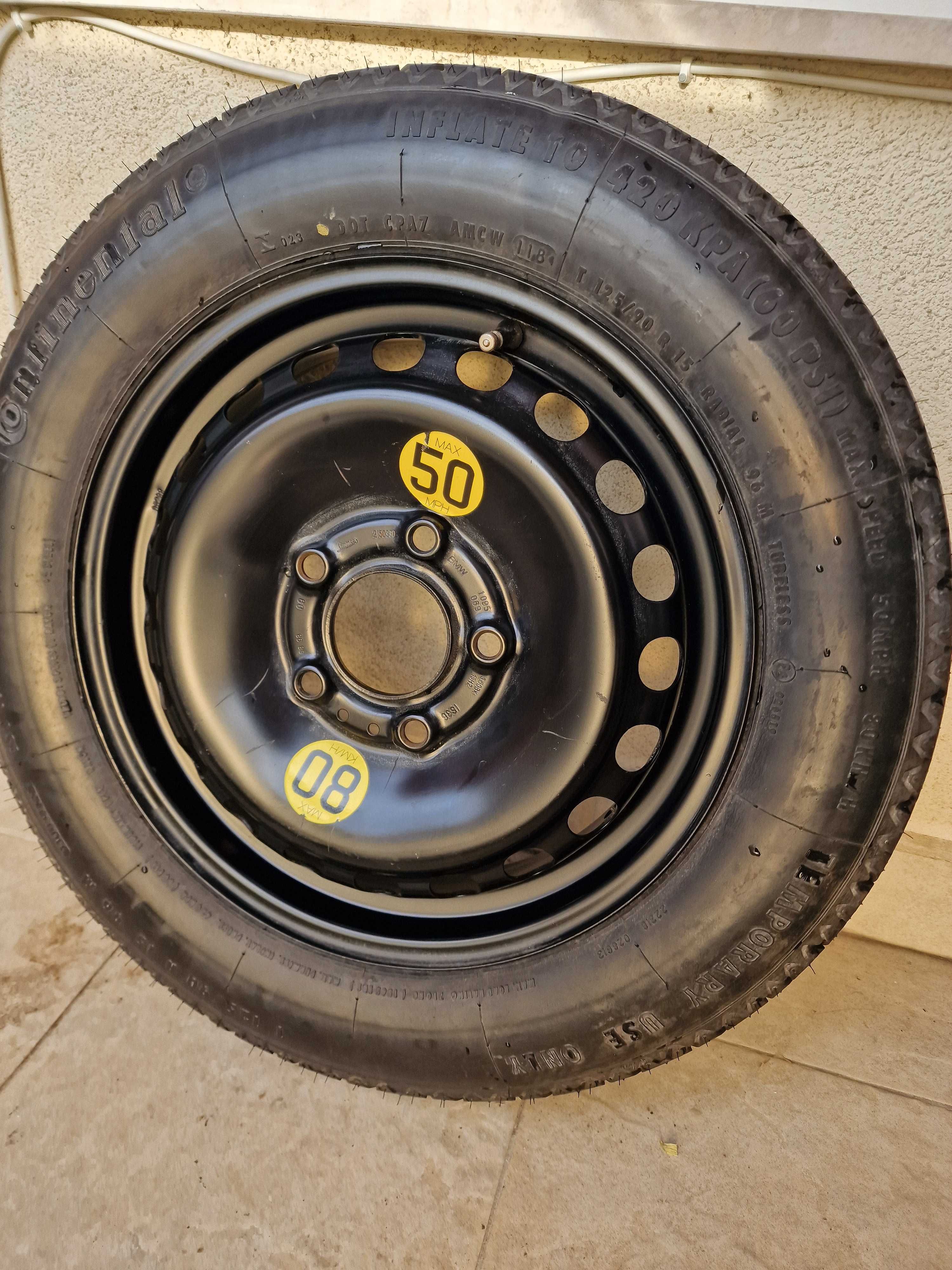 Резервна гума - патерица BMW  E46  125/90/15