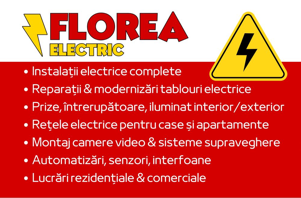 Electrician autorizat – Servicii complete Florea Electric