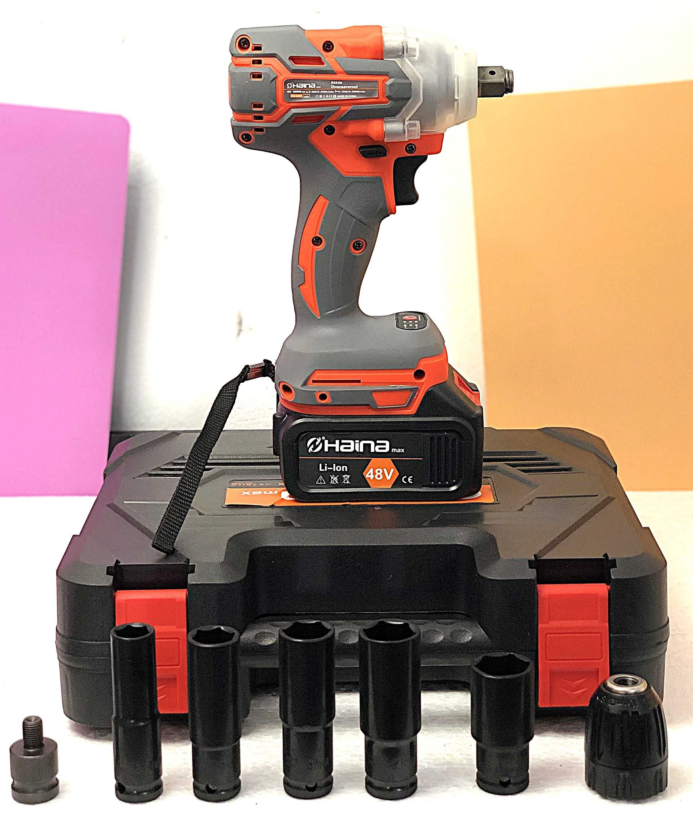 Trusa cheie impact 680 Nm – Putere maxima, mobilitate totala!