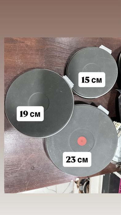 Конфорки на электрические плиты