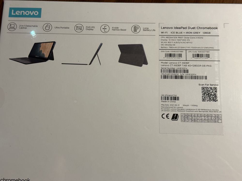 Lenovo IdeaPad Duet Chromebook