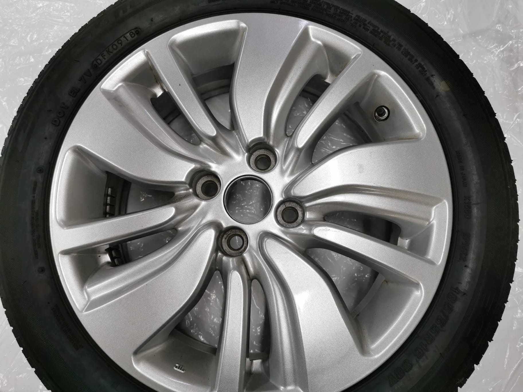 4 Jante de aliaj R16 cu 4 Anvelope Bridgestone de vară 185/55 R16 83V