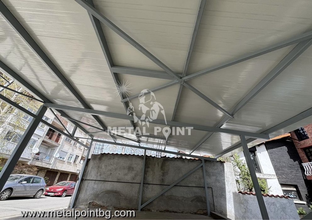 Гаражи и навеси с метална конструкция