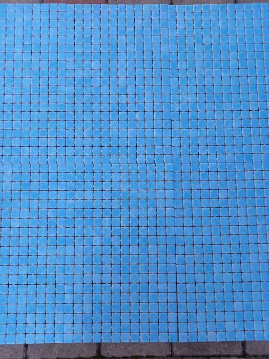 Mozaic ceramica albastru