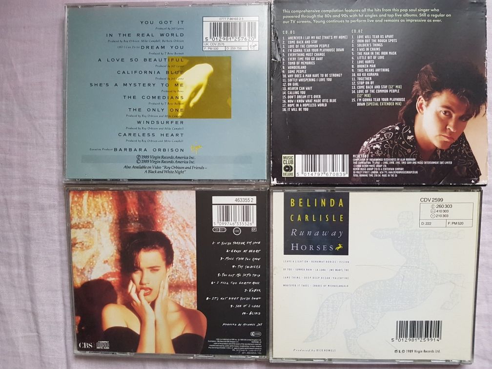 Cd original Madonna Enigma Erasure Enya Belinda Martika Orbison Young