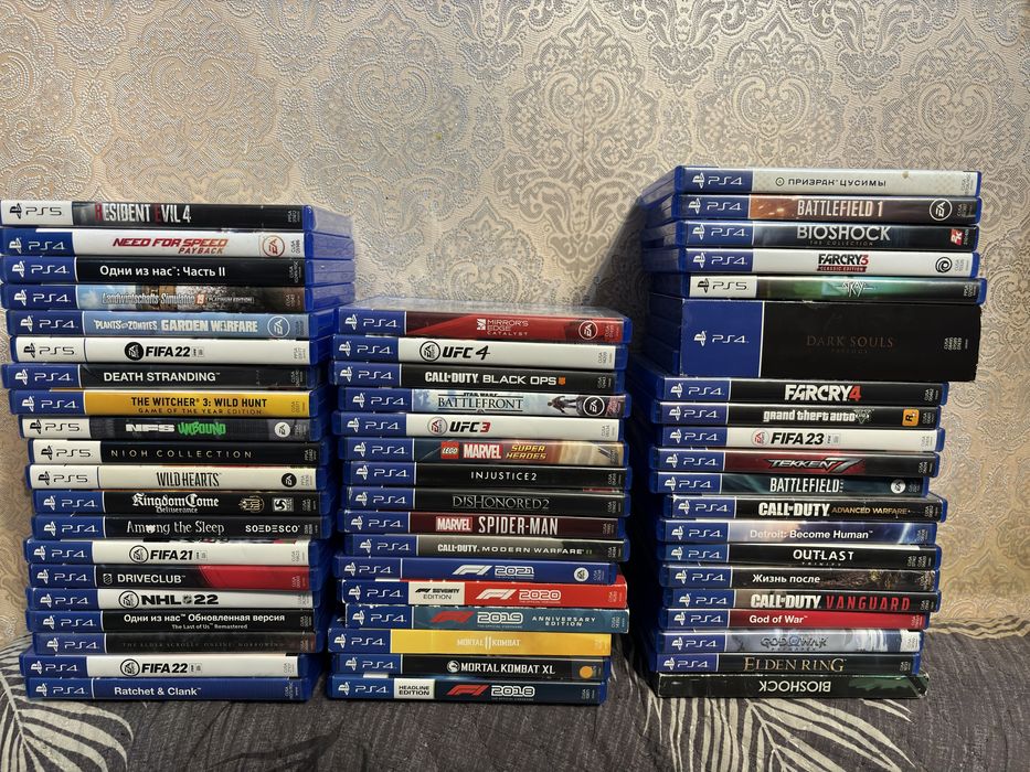 Обмен дисков на Sony Playstation 4,5