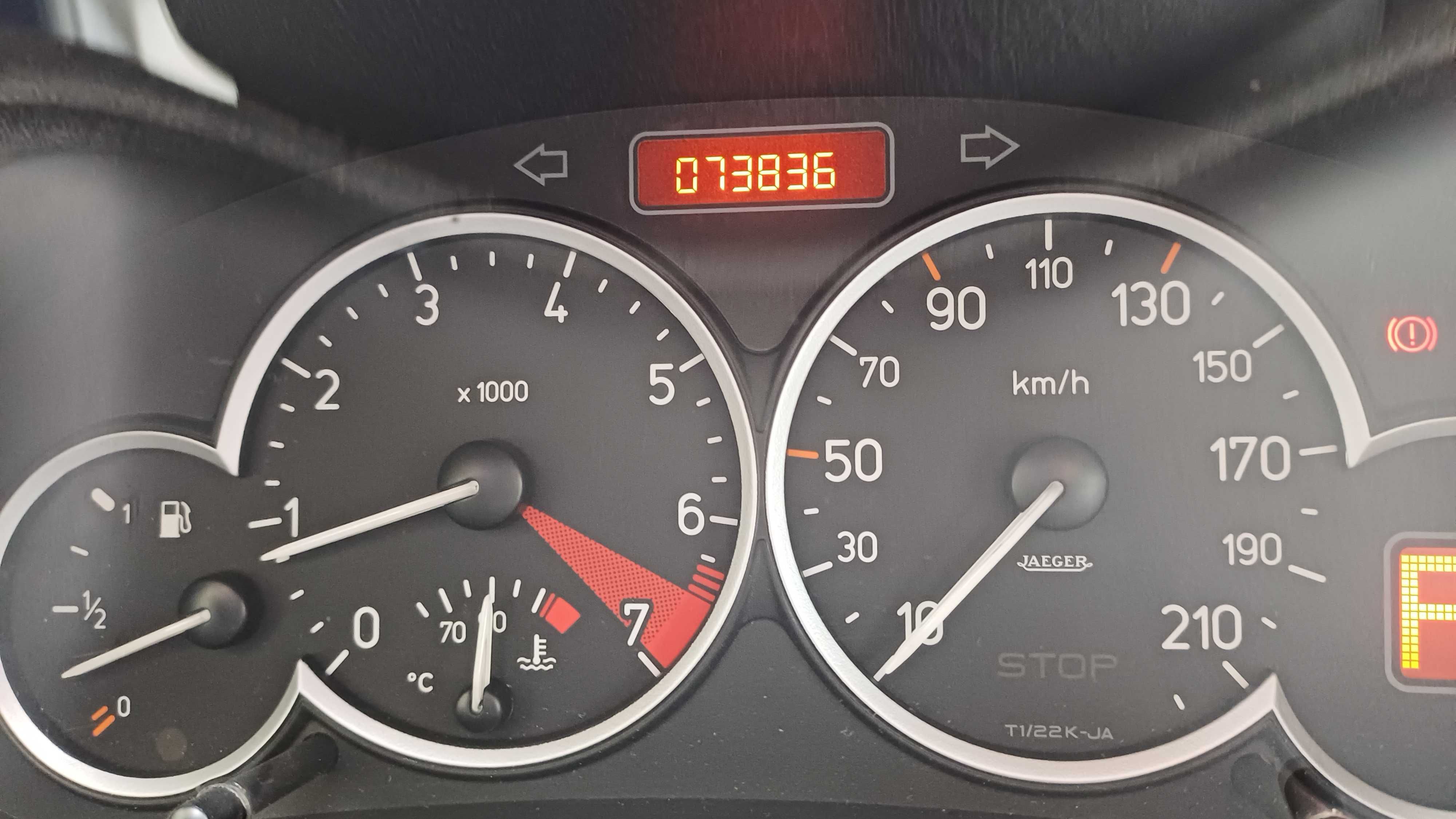 Продавам Пежо 206, Автоматик, Бензин и газ, Аларма, 73800км