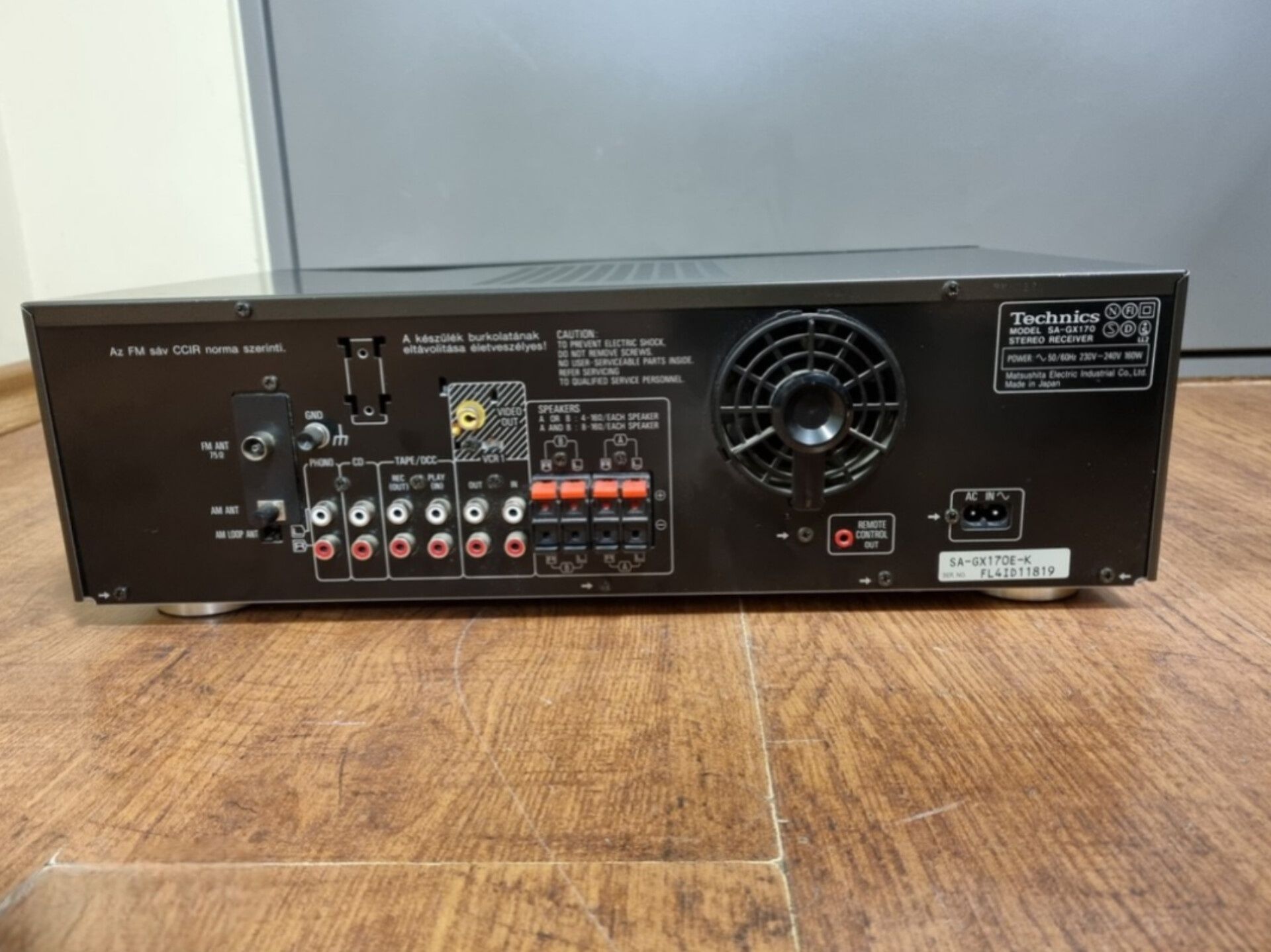 Technics SA-GX170 усилитель Made in Japan