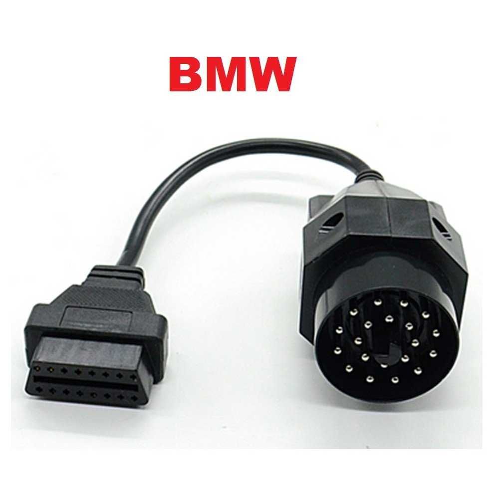 Кабел-преходник BMW 20 pin мъжки към 16 pin OBD2