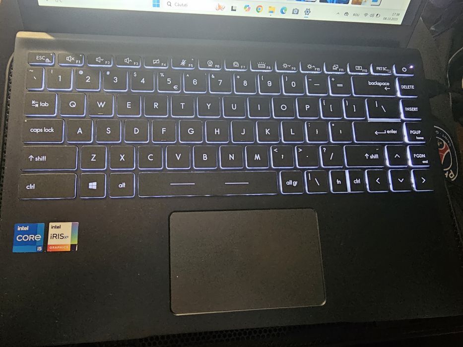 Leptop msi cpu i5  16gb ram