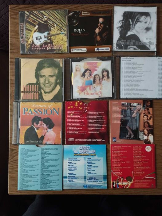 DVD и  СD с филми и музика