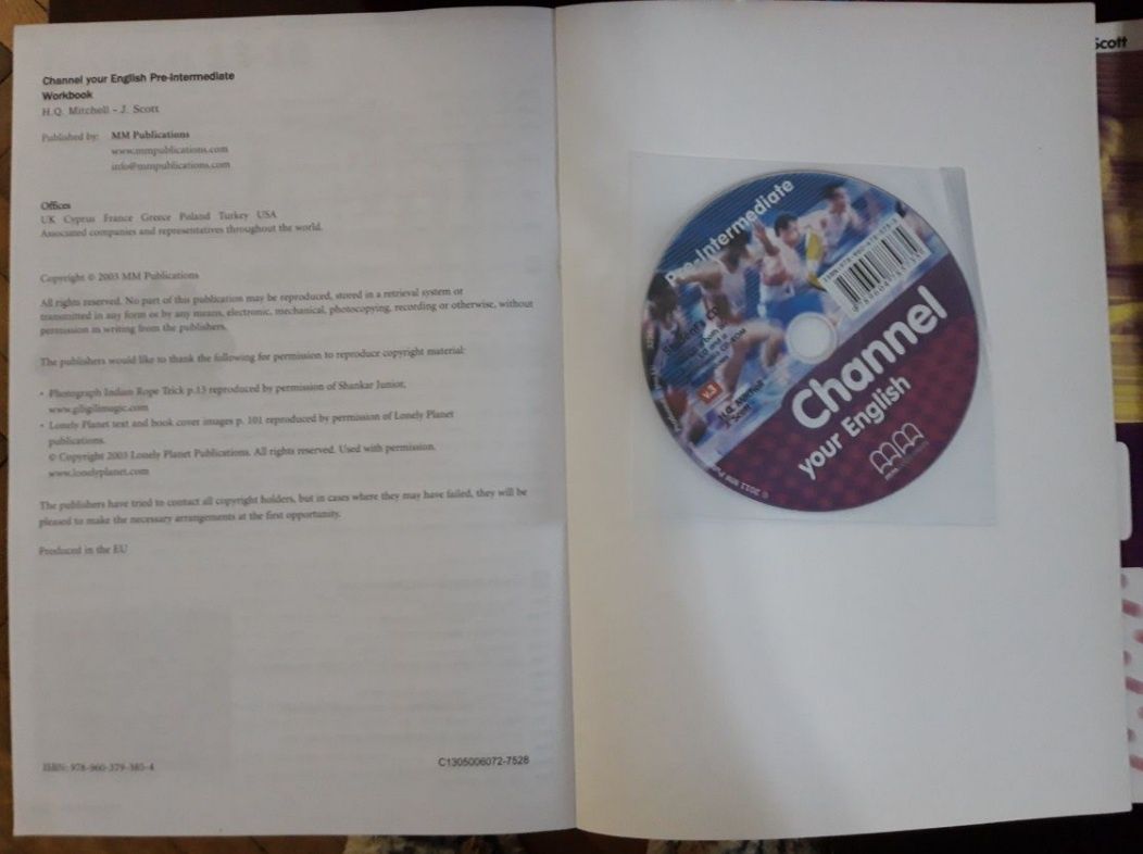 Channel your English Pre-Intermediate Workbook caiet lucru engleza nou