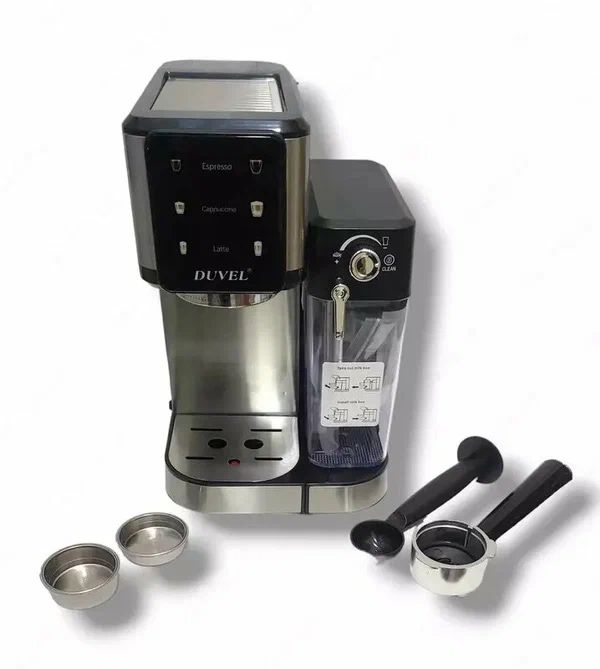 Кофемашина DUVEL DL-018A, рожковая, с автоматическим капучинатором