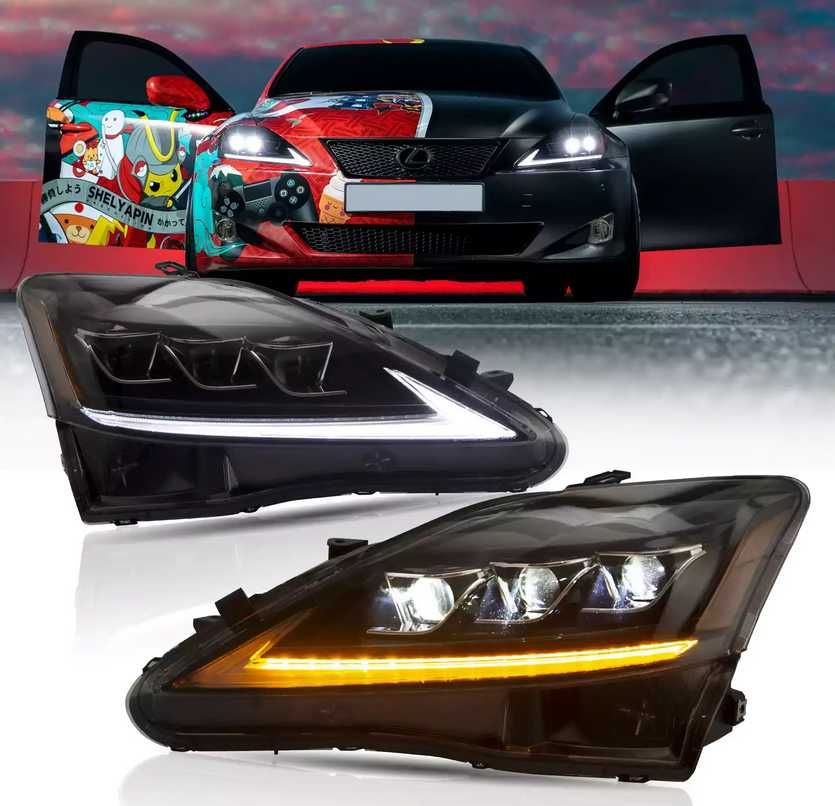 Комплект Тунинг FULL LED фарове 05-2013 Lexus IS250/IS350/IS300 07-14