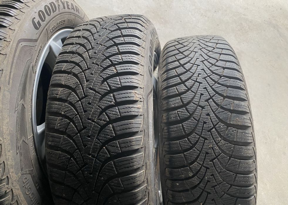 Jante aliaj R16 5x112 cu anvelope M+S 205 60 16