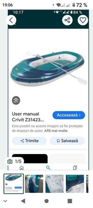 Vând barcă,cort camping