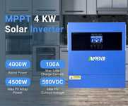 Hibrid Solar Invertor Anenji ANJ 4kw, 4000W, 24V, WiFi