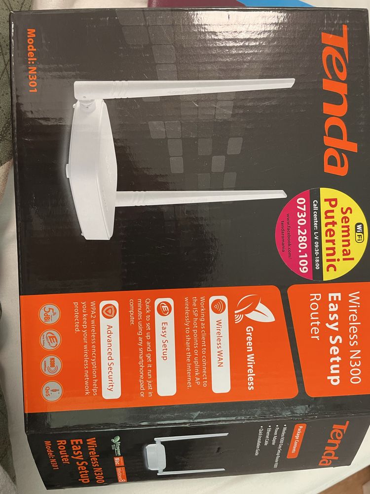 Router Tenda N301, 300 Mbps