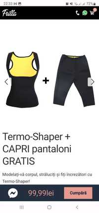 Costum neopren Termo-Shaper fitness, sport, Marimea S, slabit, femei