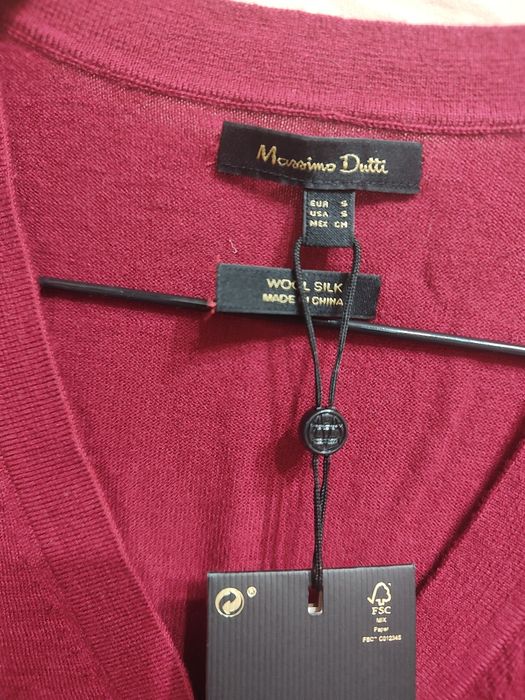 Pulover Massimo Dutti mărimea S nou cu eticheta 45% lana, 55% matase