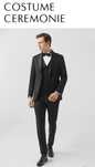 Costum barbati negru Damat Ceremony